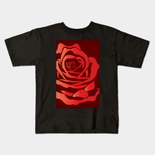 Red Rose Kids T-Shirt